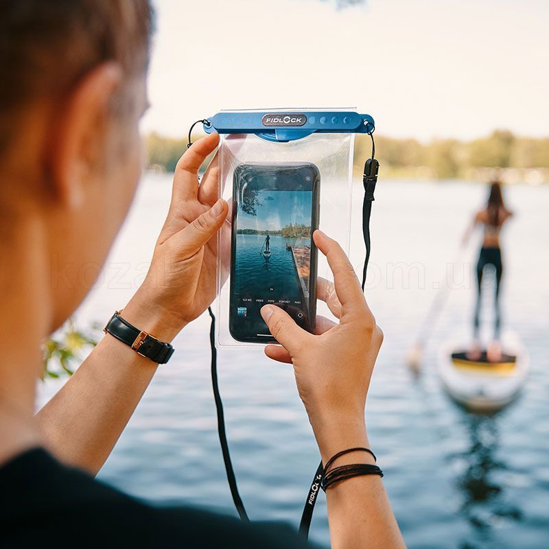 Гермочохол для смартфона FIDLOCK dry bag medi (S - 111x179 мм) [transparent]