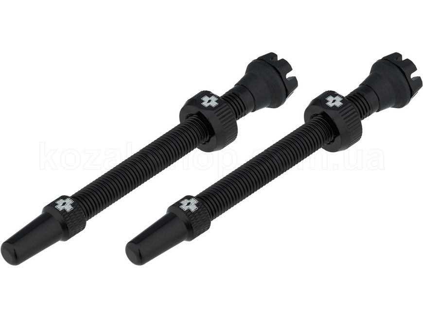 Ниппель MUC-OFF Tubeless Valves V2 80 мм - 2 шт, Черный