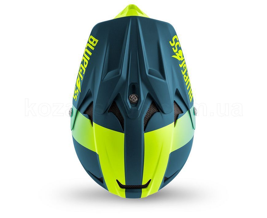 Шлем Bluegrass Intox Petrol Blue Fluo Yellow | Matt, S (54-56 см)