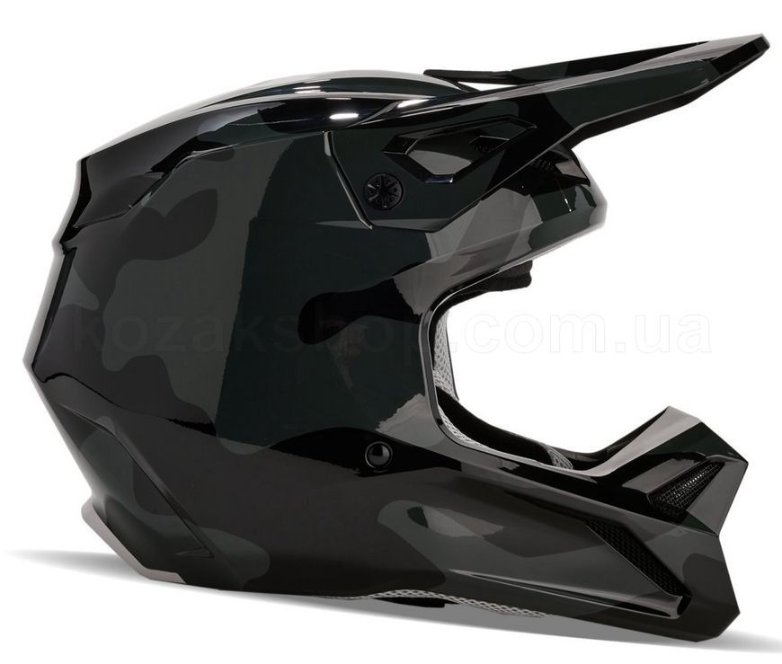 Мотошолом FOX V1 Helmet - BNKR [Black], L