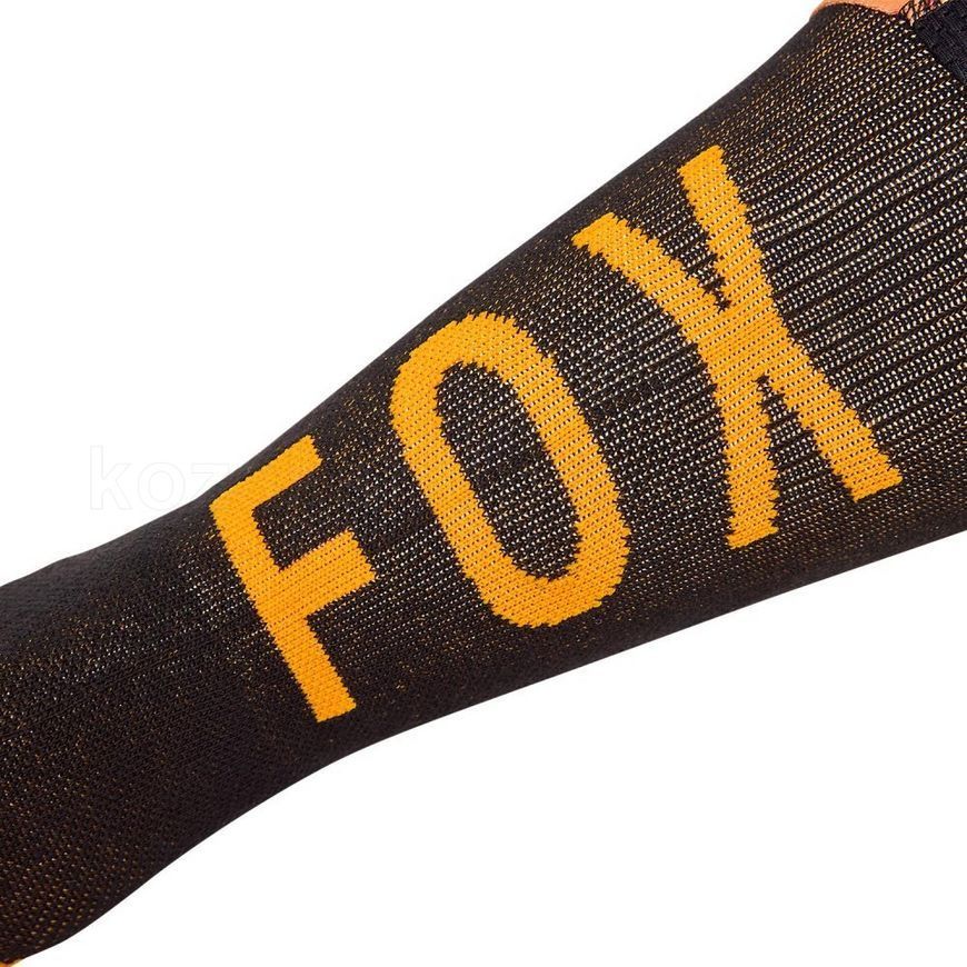 Мото носки FOX FLEXAIR Knee Brace Sock - FRACTURE [Tangerine], M