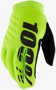 Детские зимние перчатки Ride 100% BRISKER Cold Weather [Fluo Yellow], YS (5)