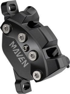 Тормозной суппорт SRAM MAVEN SILVER (A1) DISC BRAKE CALIPER ASSEMBLY - (ASSEMBLED, NO HOSE) BLACK (11.5018.056.026)