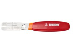 Розпорка гальмівних колодок + виправлення диска Unior Tools 2-in-1 Disc Brake Tool RED
