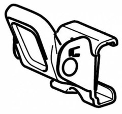 Пряжка ремешка держателя заднего колеса 54477 (FastRide, TopRide) (TH 54477)