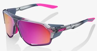 Очки Ride 100% NORVIK - Translucent Grey - Purple Multilayer Mirror Lens, Mirror Lens