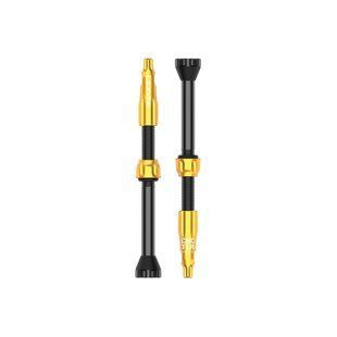 Ніпель Lezyne CNC TLR VALVE 60 мм - 2 шт [Gold]