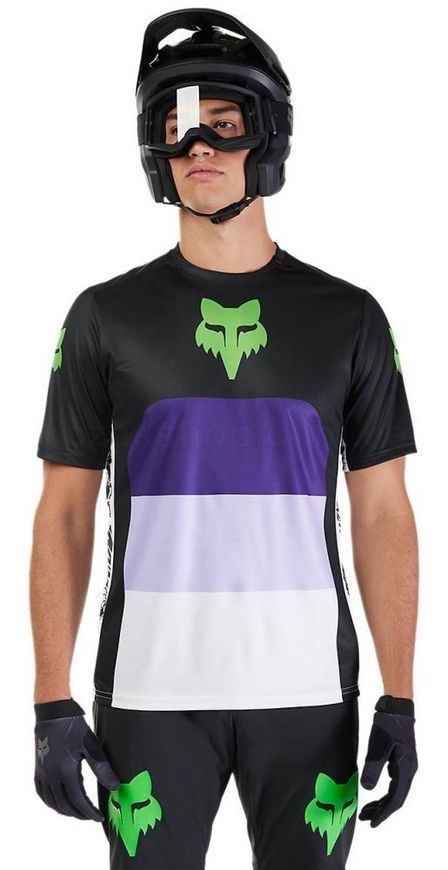 Вело джерси FOX RANGER SS Jersey - GRID [Black], M