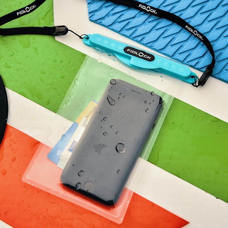 Гермочохол для смартфона FIDLOCK dry bag medi (S - 111x179 мм) [transparent black]