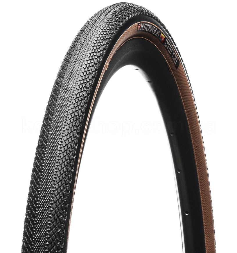 Покришка Hutchinson OVERIDE 700х50 Hardskin Bi-compound 127tpi Tubeless Ready Складна Black/Tan