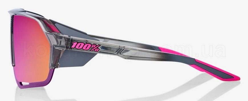 Окуляри Ride 100% NORVIK - Translucent Grey - Purple Multilayer Mirror Lens, Mirror Lens