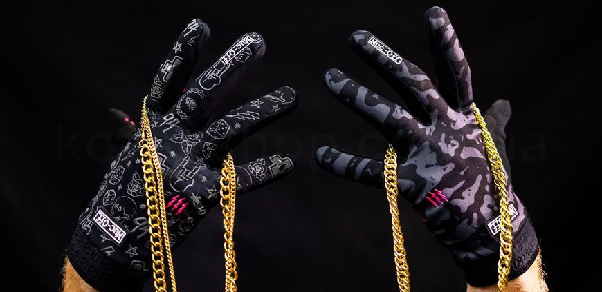 Вело рукавички Muc-Off Rider Gloves [Grey Camo] - L
