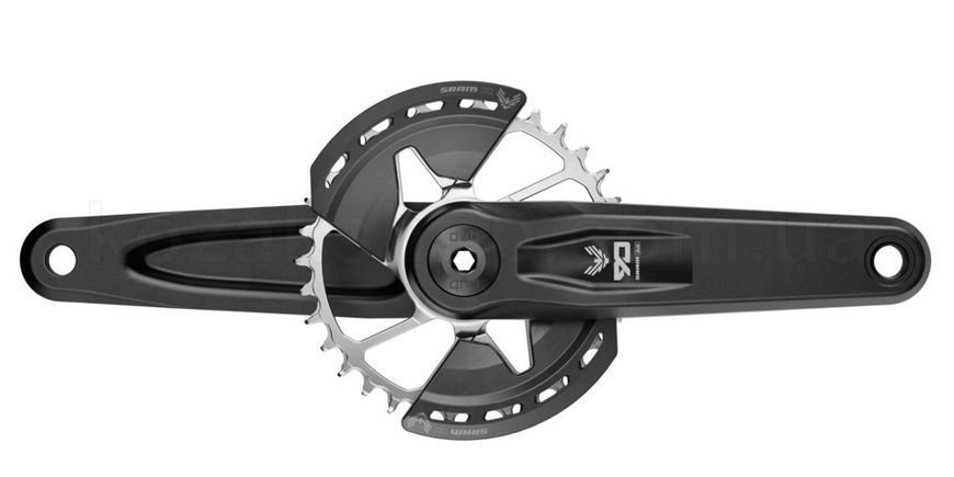 Шатуни SRAM Eagle 90 165mm 32t Steel Black 2-guards T-Type CL55 DUB MTB Wide Q174 (BB and BB DUB spacers are not included) A1