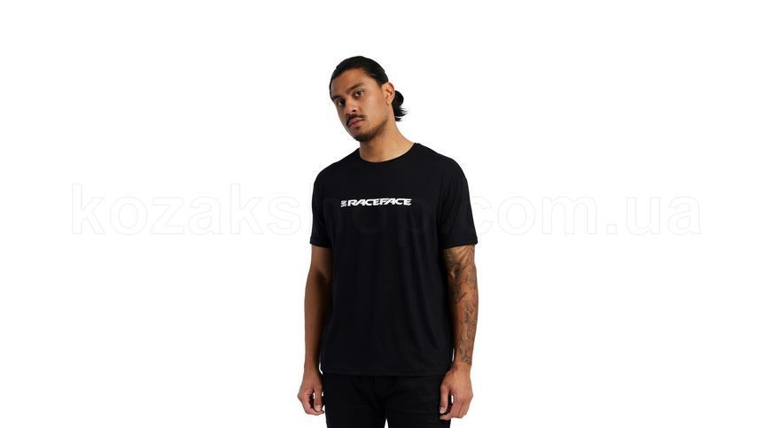 Футболка Race Face Classic Logo SS Tee [Black] - L