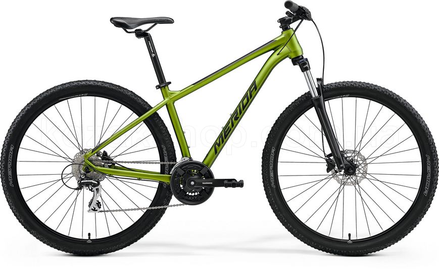 Велосипед MERIDA BIG.NINE 20-3X, S, MATT GREEN(BLACK)
