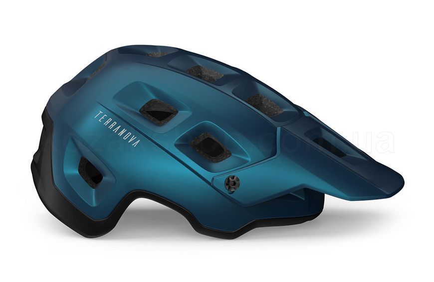 Шолом MET Terranova Mips Ce Teal Blue Black Metallic | Matt M (56-58 см)