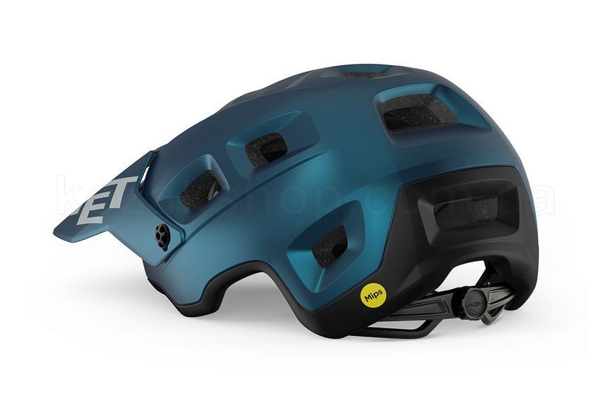 Шолом MET Terranova Mips Ce Teal Blue Black Metallic | Matt M (56-58 см)