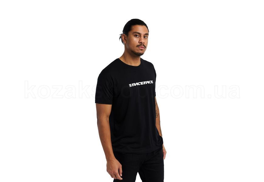 Футболка Race Face Classic Logo SS Tee [Black] - L