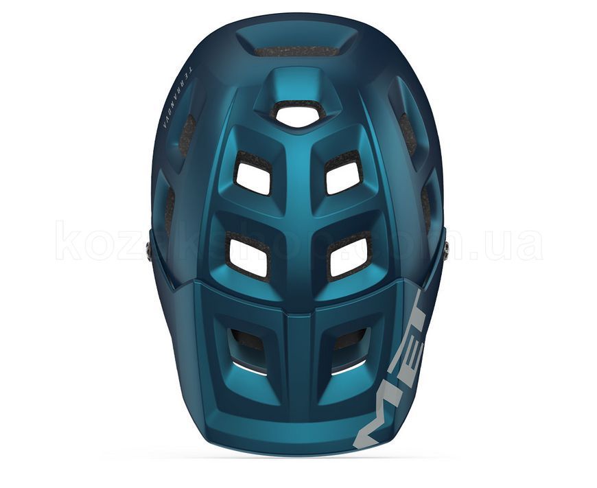 Шолом MET Terranova Mips Ce Teal Blue Black Metallic | Matt M (56-58 см)