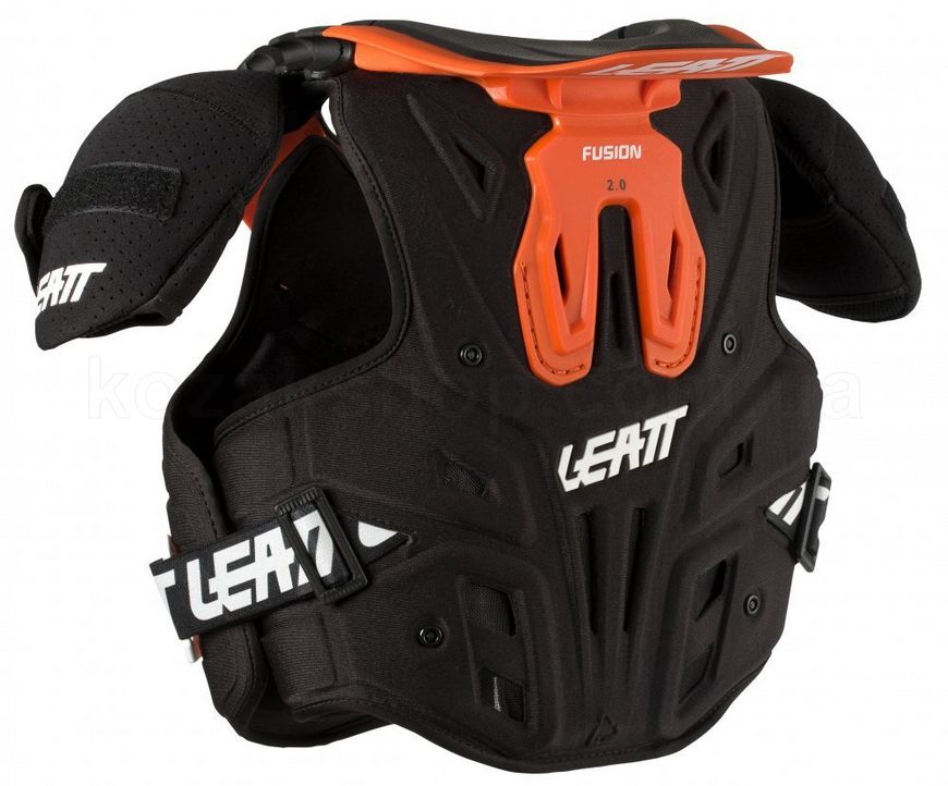 Детская защита тела и шеи LEATT Fusion vest 2.0 Jr [Orange], YL/YXL