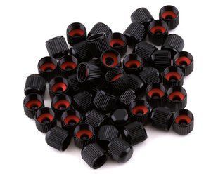 Колпачок воздушного клапана FOX Kit: Air Valve Parts: Cap, Air Valve [.305-32], Black, 6061, Quantity 50, (Ref: 010-00-057) (803-01-647)