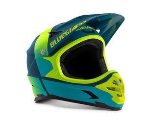 Шлем Bluegrass Intox Petrol Blue Fluo Yellow | Matt, L (58-60 см)