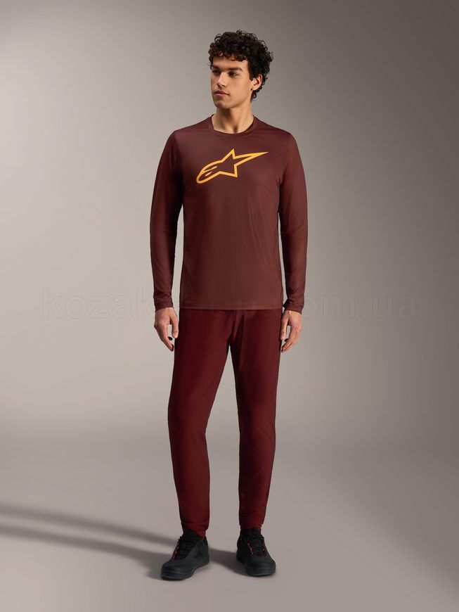 Вело джерси Alpinestars A-Dura Ride LS Jersey [Bordeaux] - L