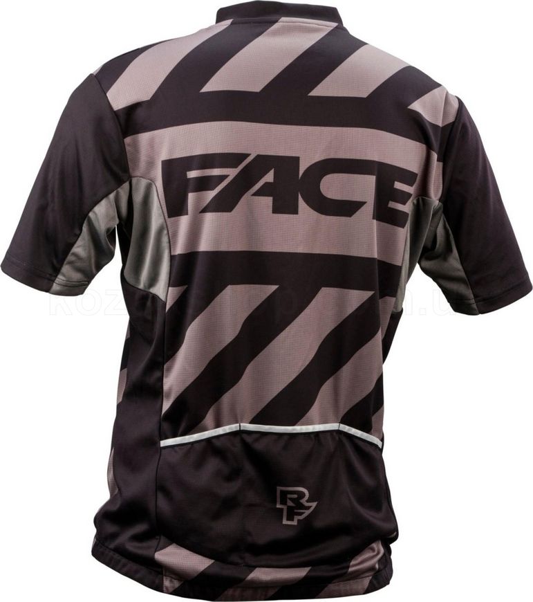 Велофутболка Race Face PODIUM JSY- 3/4 ZIP-BLACK-LARGE