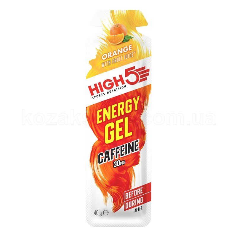 Гель Energy Gel Caffeine - Апельсин - штука 40 гр