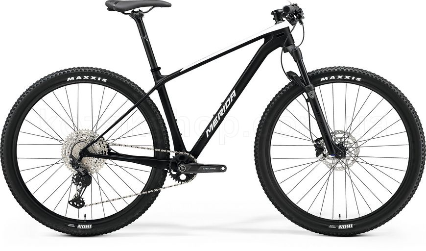 Велосипед MERIDA BIG.NINE 3000, XL(21), GLOSSY PEARL WHITE/MATT BK 2022