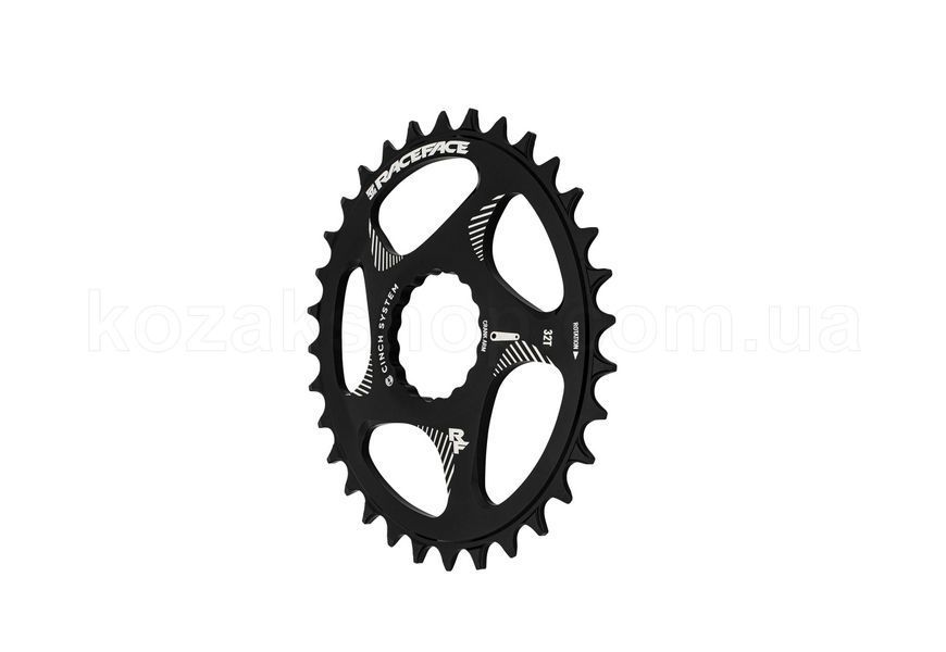 Зірка RaceFace CINCH, DM, OVAL, 30T, Black, 10-12s