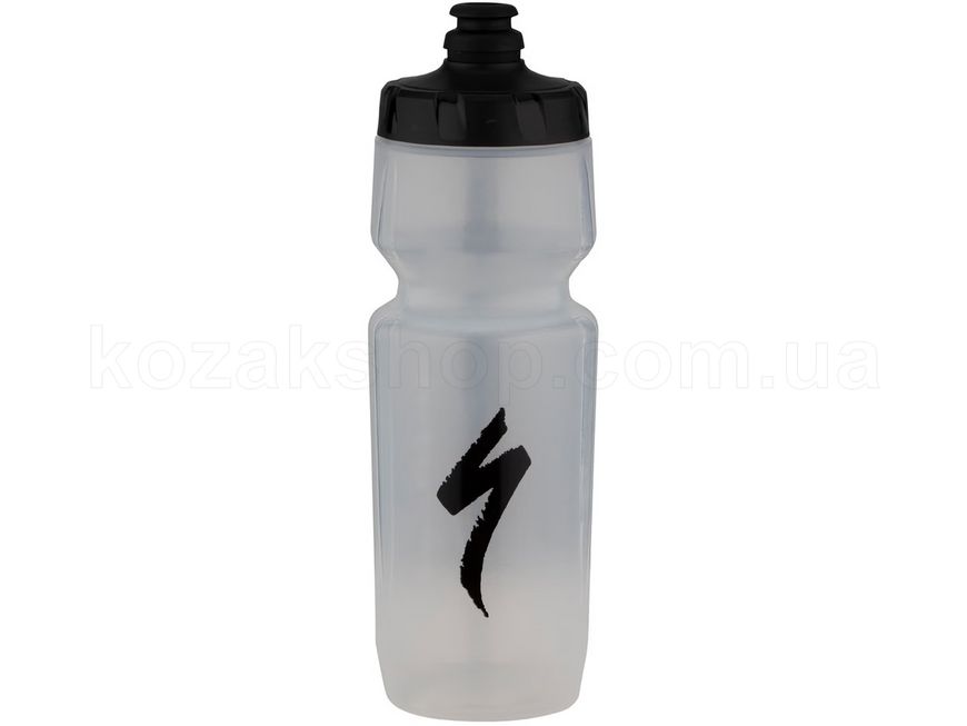 Фляга Specialized Purist Hydroflo MoFlo Bottle [TRANS/BLK S-LOGO], 680 мл (44323-2330)