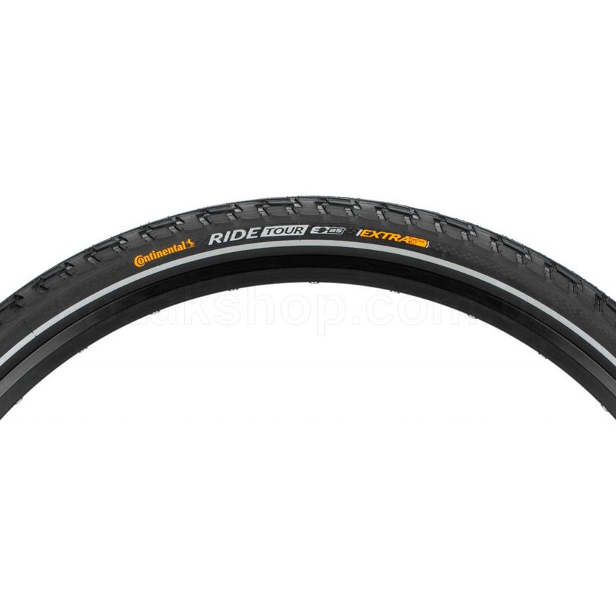 Покрышка Continental RIDE Tour 27,5"x1 1/2x2, 54-584, черная, не складная, светоотражающая, ExtraPuncture Belt, 950гр.