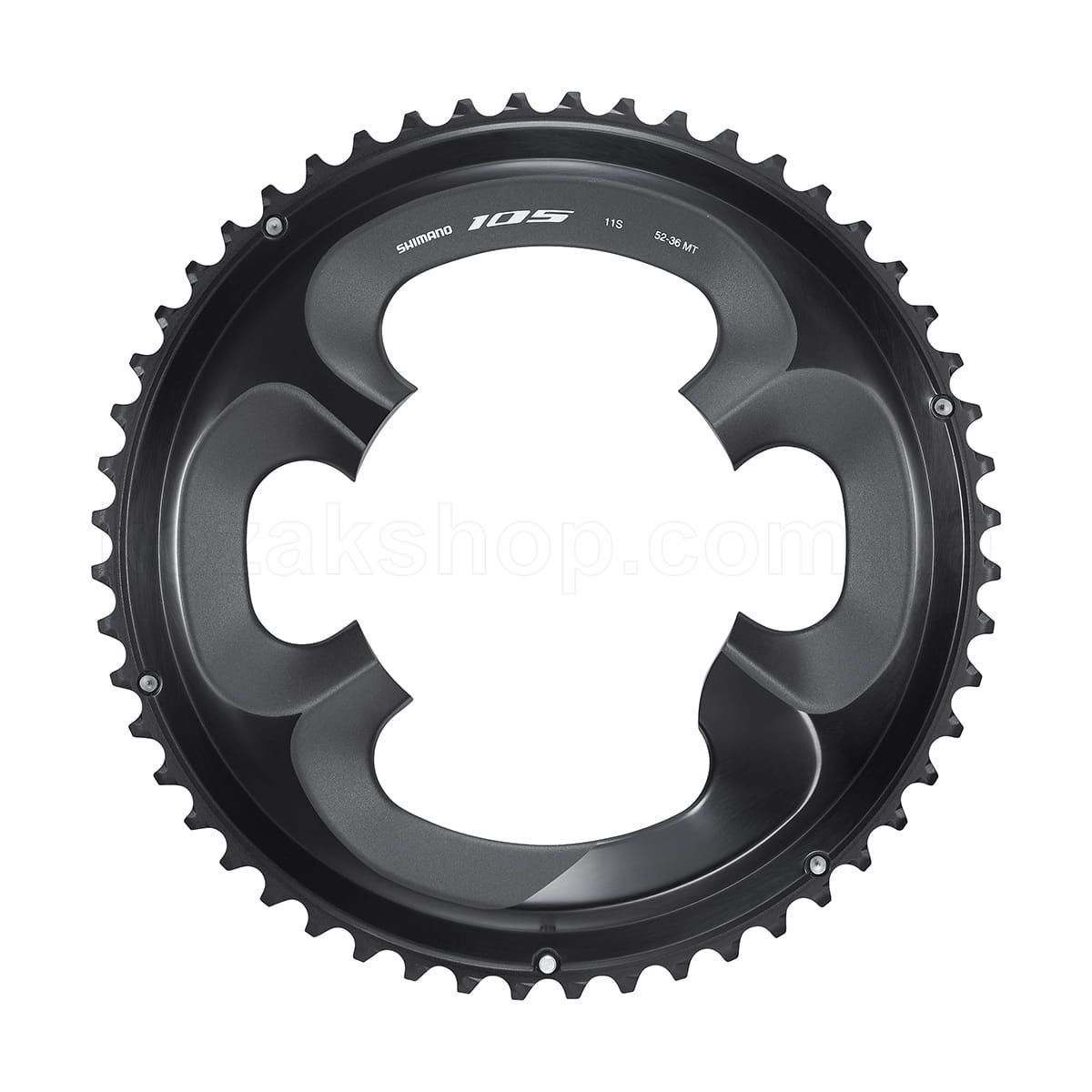パーツ SHIMANO 105 FC-R7000 52-36T Зірка Shimano FC-R7000 105, 52T, MT для 52-36T, black - KozakShop