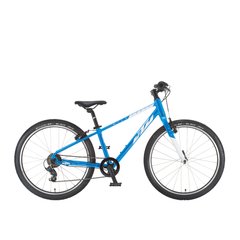Детский велосипед KTM WILD CROSS 24" рама 35, синий (белый), 2022