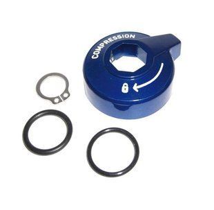 Ручка регулювання компресії вилки Rock Shox Motion Control Compression Knob Standard Adjust Alum w/ Cir-Clip (11.4015.240.000)