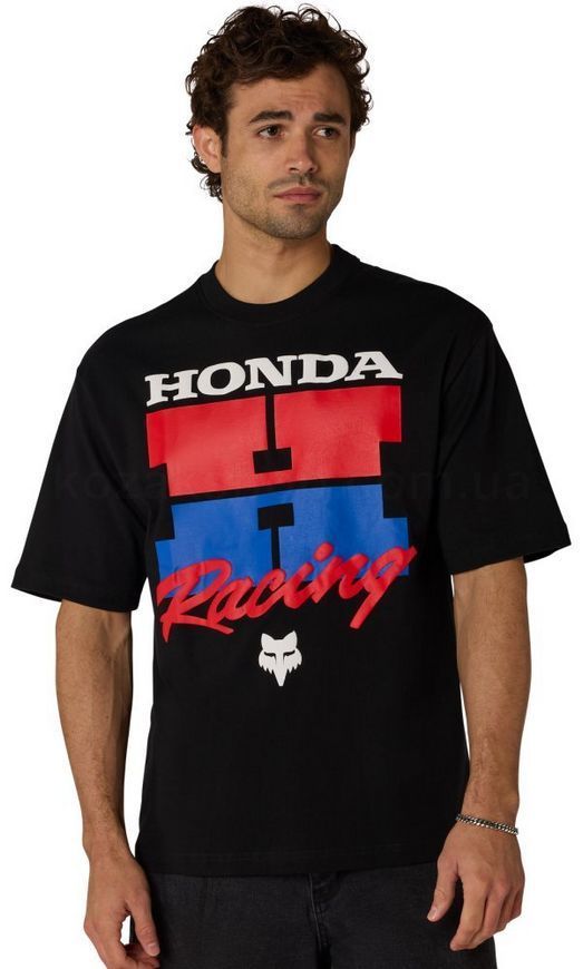Футболка FOX Short Sleeve Tee - HONDA&reg; [Black], M