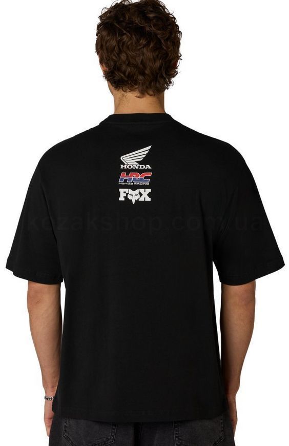 Футболка FOX Short Sleeve Tee - HONDA&reg; [Black], M