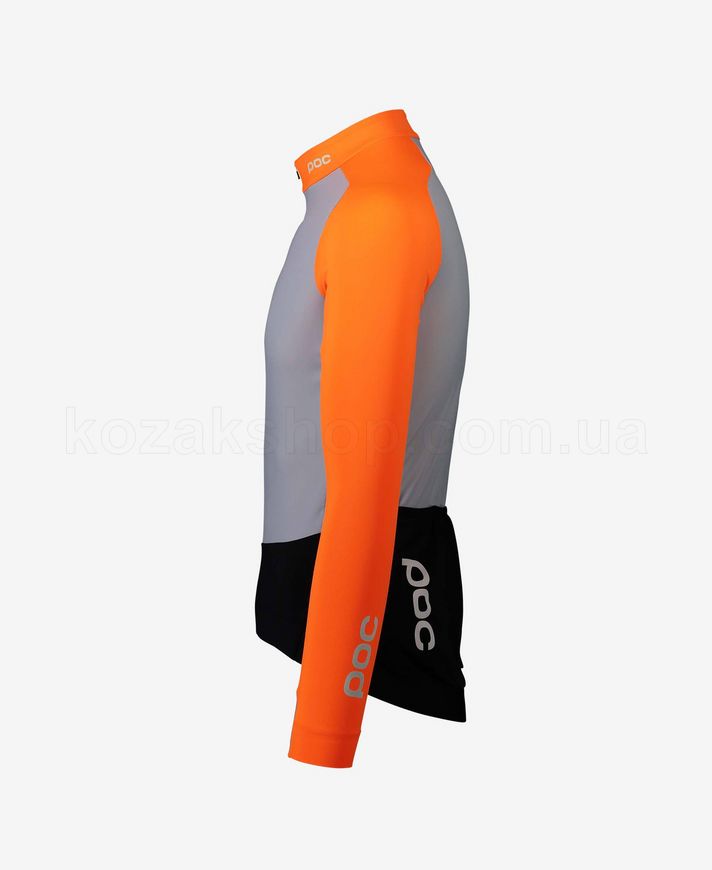 Джерсі POC Essential Road Mid LS Jersey (Grey Granite/Zink Orange, S)