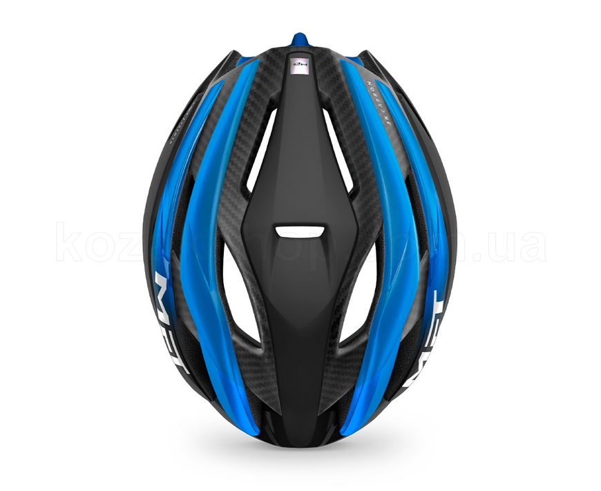 Шлем MET Trenta 3K Carbon Black Blue Metallic | Matt Glossy, M (56-58 см)