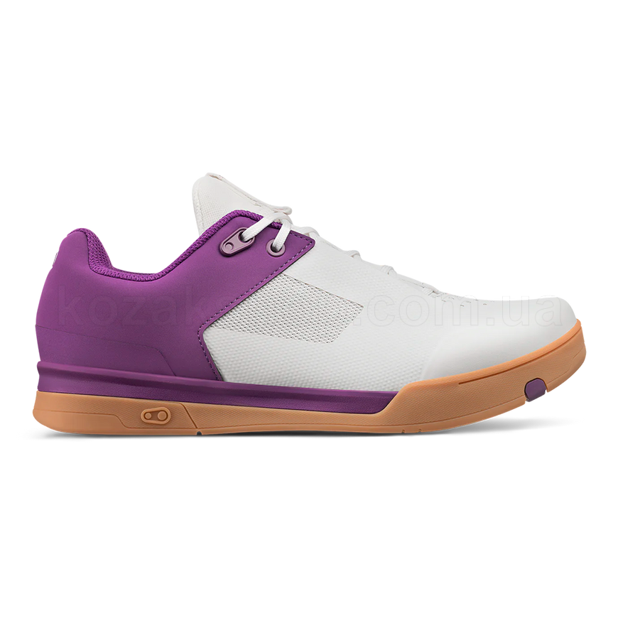 Контактная вело обувь CrankBrothers Mallet Lace Clip-In [Bernard Kerr Edition WHITE / PURPLE - GUM OUTSOLE] - US 10.0