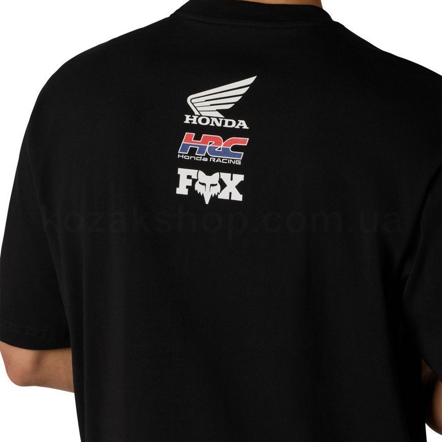 Футболка FOX Short Sleeve Tee - HONDA&reg; [Black], M