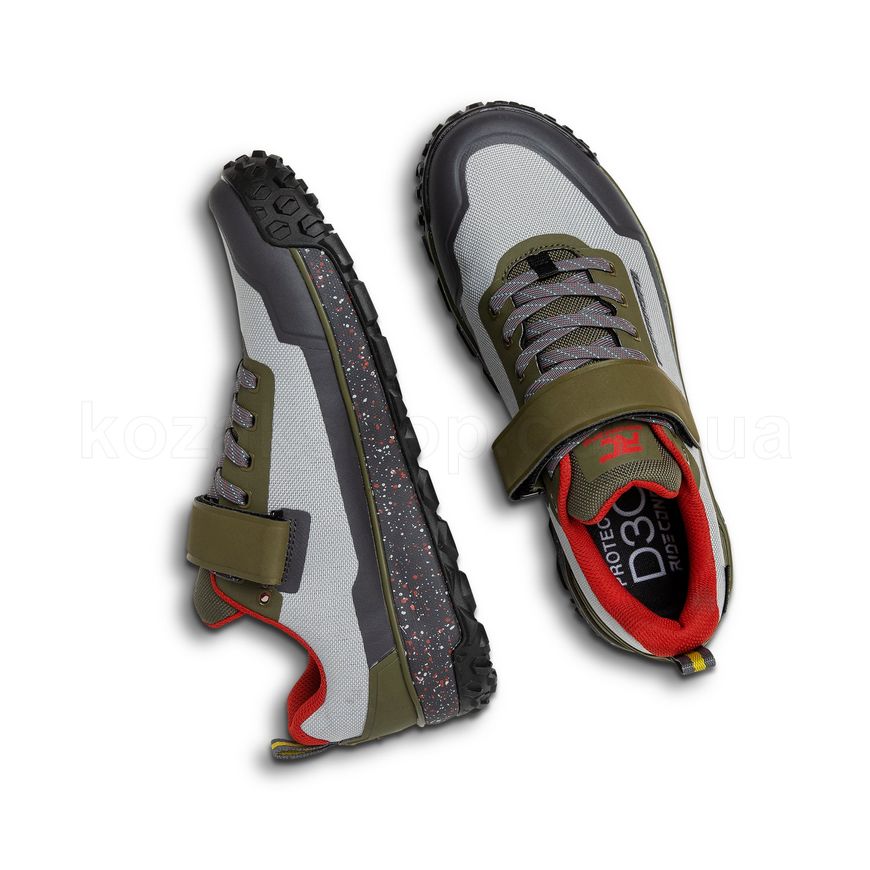 Контактная вело обувь Ride Concepts Tallac Clip Men's [Grey/Olive] - US 10