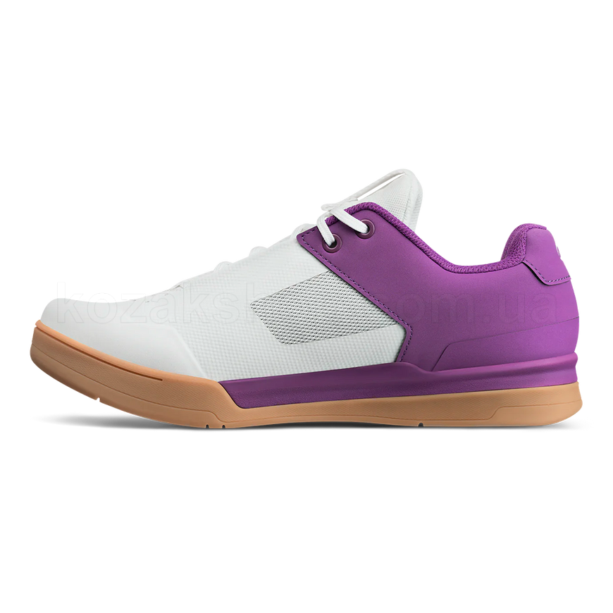 Контактная вело обувь CrankBrothers Mallet Lace Clip-In [Bernard Kerr Edition WHITE / PURPLE - GUM OUTSOLE] - US 10.0