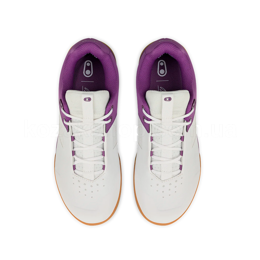 Контактная вело обувь CrankBrothers Mallet Lace Clip-In [Bernard Kerr Edition WHITE / PURPLE - GUM OUTSOLE] - US 10.0