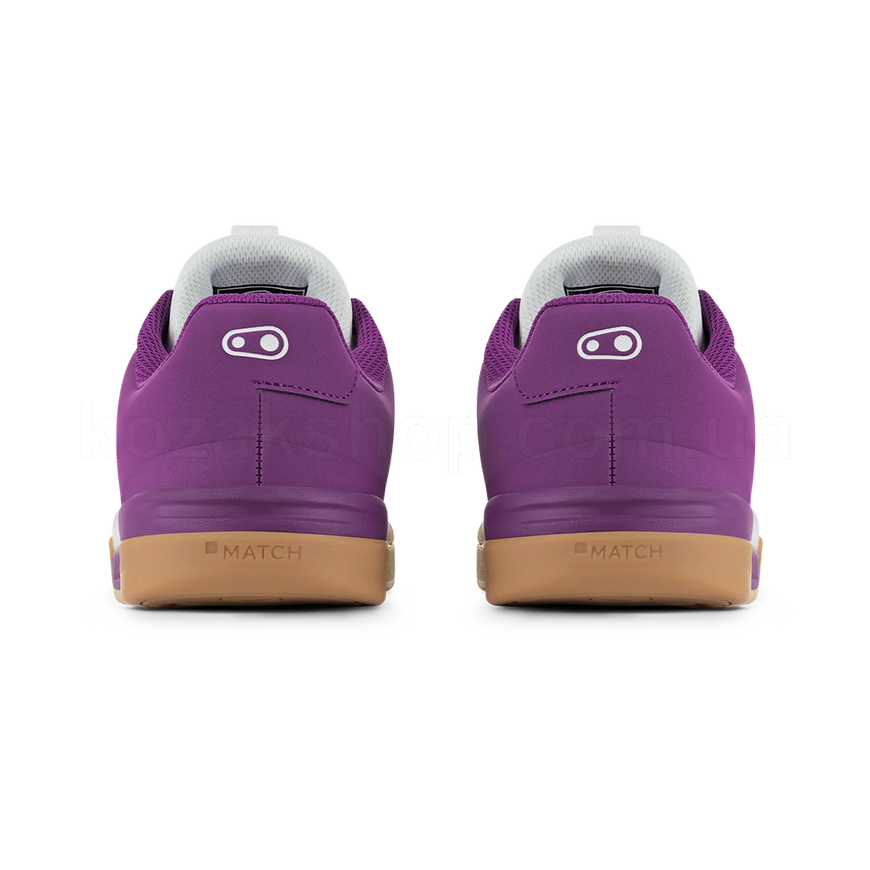 Контактная вело обувь CrankBrothers Mallet Lace Clip-In [Bernard Kerr Edition WHITE / PURPLE - GUM OUTSOLE] - US 10.0