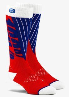 Носки Ride 100% TORQUE Comfort Moto Socks [Red], S/M