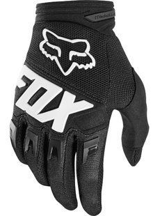 Детские мото перчатки FOX YTH DIRTPAW RACE GLOVE [Black], YXXS