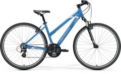Велосипед Merida CROSSWAY 10-V, S(L), BLUE(STEEL BLUE/WHITE)