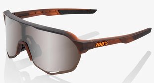 Очки Ride 100% S2 - Matte Translucent Brown Fade - HiPER Silver Mirror Lens, Mirror Lens